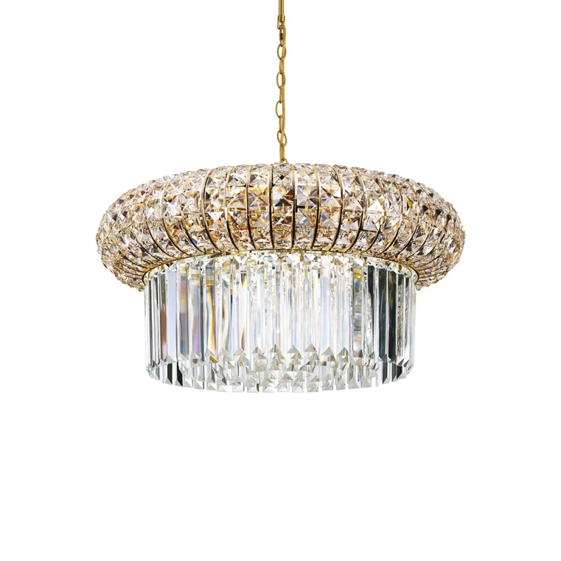 Ideal Lux Nabucco suspension lamp in crystal Ideal Lux Nabucco suspension lamp in crystal