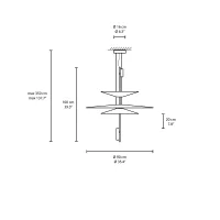 Vibia Flamingo 1530 suspension lamp