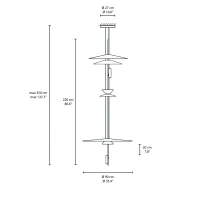 Vibia Flamingo 1570 lampada a sospensione