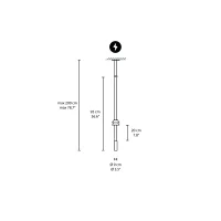Vibia Flamingo Mini 1580 suspension lamp
