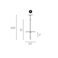 Vibia Flamingo Mini 1585 lampada a sospensione