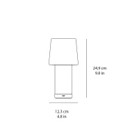 Fontana Arte Cameo lampada a batteria led