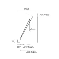 Vibia North 5605 lampada da terra