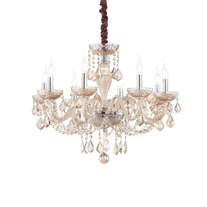 Ideal Lux Rose led suspension lamp in crystal Ideal Lux Rose led suspension lamp in crystal