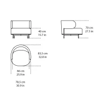 Gallotti&Radice poltrona Akiko Lounge