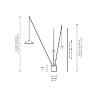 Vibia North 5620 lampada da terra