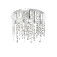 Ideal Lux Royal ceiling lamp in crystal