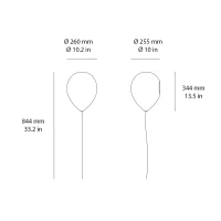 Estiluz Balloon led wall lamp