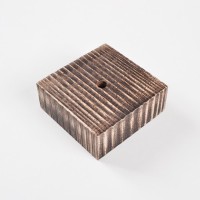 Rosone da Soffitto Quadrato con 1 Foro in Legno