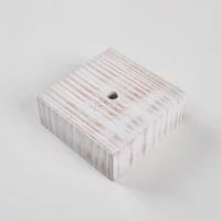 Ceiling Square Rose with 1 Hole in Wood