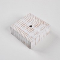 Rosone da Soffitto Quadrato con 1 Foro in Legno