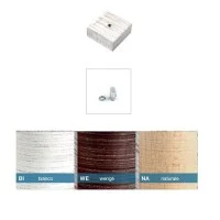 Rosone da Soffitto Quadrato con 1 Foro in Legno