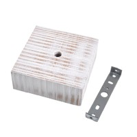 Rosone da Soffitto Quadrato con 1 Foro in Legno