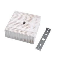 Rosone da Soffitto Quadrato con 1 Foro in Legno Rosone da Soffitto Quadrato con 1 Foro in Legno