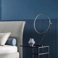 Kundalini Poise Rotating led Ring Light Table Lamp