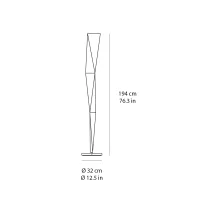 Fontana Arte Vertigo led floor lamp