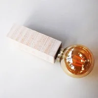 Rectangular E27 Lampholder Wood