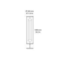 Astep Isol 30/126 led floor lamp