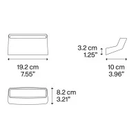 Lodes Aile Lampada da Parete LED Alta Luminosità Design