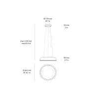 Stilnovo Reflexio led suspension lamp