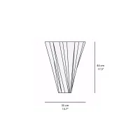 Kartell Shanghai decorative vase