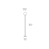 Astep Modello 1081 lampada da terra led