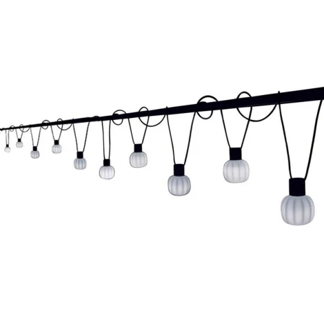 Martinelli Luce Kiki led Kit 10 Lampade A Sospensione Luce Diffusa Da Esterno