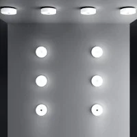 Flos Mini Button small Applique wall or ceiling Lamp By Piero