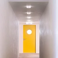 Flos Mini Button small Applique wall or ceiling Lamp By Piero