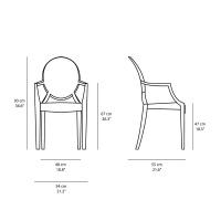 Kartell Louis Ghost chair