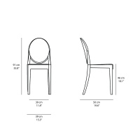 Kartell Victoria Ghost chair