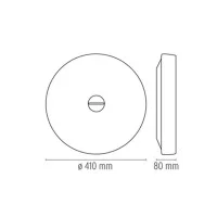 Flos Button Applique Lampada a Parete o Soffitto di Piero