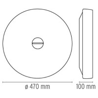Flos Button HL Applique Lampada a Parete o Soffitto per interno