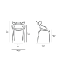 Kartell sedia Masters