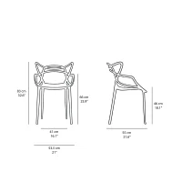 Kartell sedia Masters