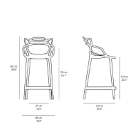 copy of Kartell Masters Stool 75