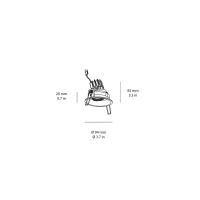 Wever & Ducrè Deep Adjust 1.0 faretto da incasso led
