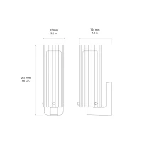 Astro Lighting Ottavino lampada da parete led