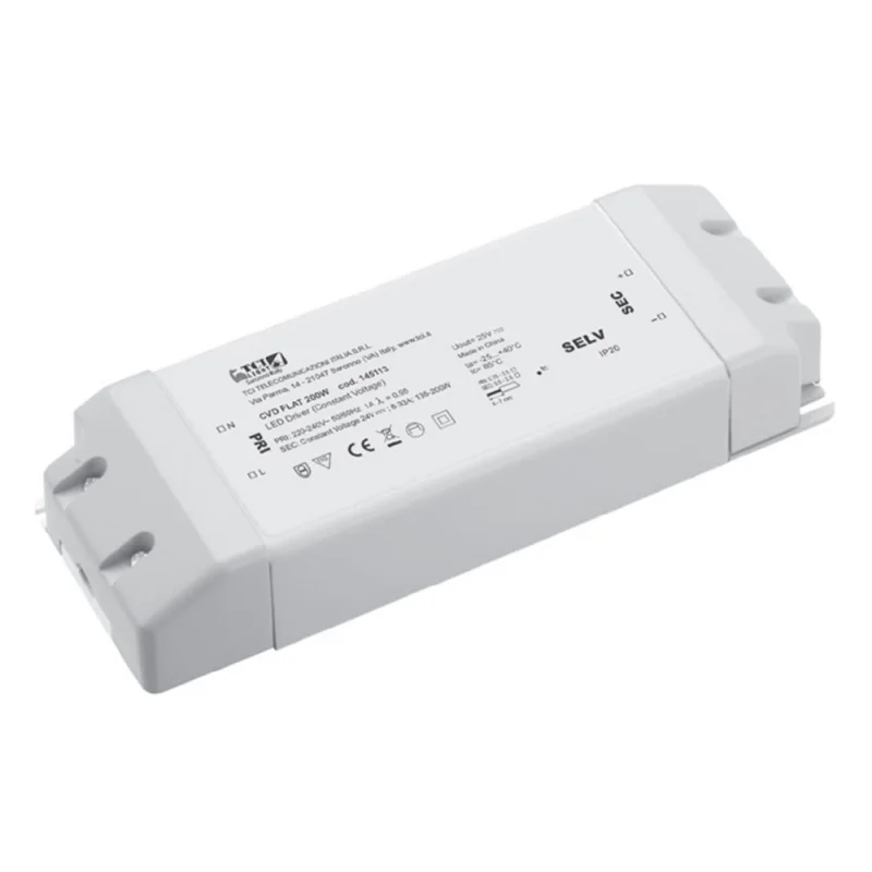 TCI driver CVD FLAT 200W 24V 220-240V constant voltage TCI driver CVD FLAT 200W 24V 220-240V constant voltage