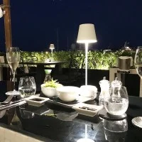 Faro TOC LED Lampada da Tavolo 2W Portatile Ricaricabile IP54 Faro TOC LED Lampada da Tavolo 2W Portatile Ricaricabile IP54