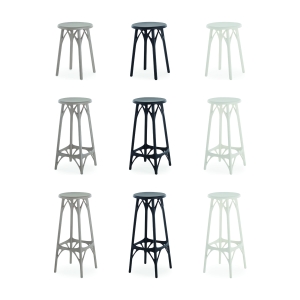 Kartell sgabello A.I. Stool Light