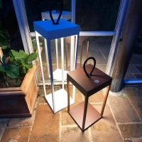 Logica Diogene L Lantern LED Table Battery Lamp Logica Diogene L Lantern LED Table Battery Lamp