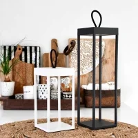 Logica Diogene L Lantern LED Table Battery Lamp Logica Diogene L Lantern LED Table Battery Lamp