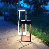 Logica Diogene L Lantern LED Table Battery Lamp Logica Diogene L Lantern LED Table Battery Lamp