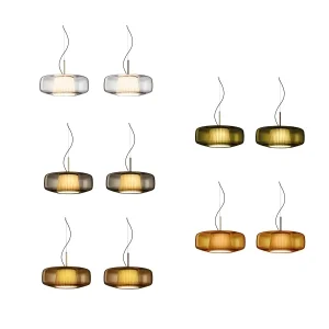 Vistosi Plissé lampada da sospensione led