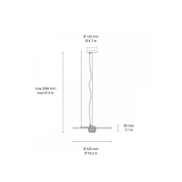 Karman Gonzaga led suspension lamp
