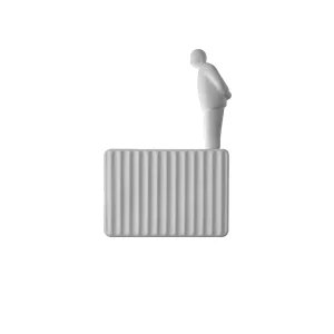 Karman Umarell B led wall lamp
