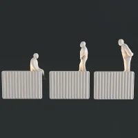Karman Umarell C led wall lamp