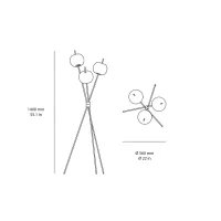 Kundalini Kushi led floor lamp