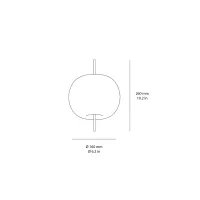 Kundalini Kushi led suspension lamp